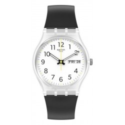 Swatch Unisex Watch Gent Rinse Repeat Black GE726