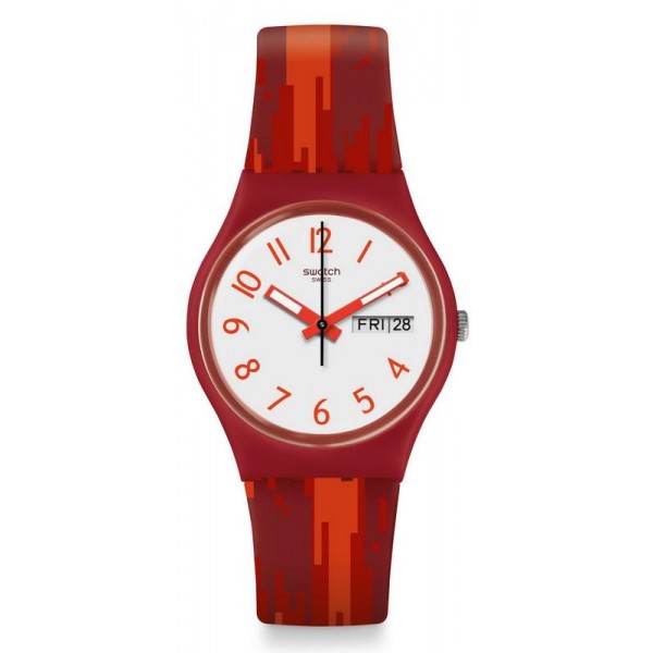Swatch Damenuhr Gent Red Flame GR711 Swatch Damenuhr Gent Red Flame GR711 kaufen