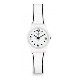 Swatch Damenuhr Lady Black Border LW162