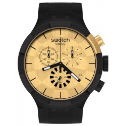Acheter Montre Swatch Big Bold Chrono Checkpoint Golden SB02Z400
