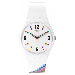 Swatch Unisex Watch Gent Merry-Go-Round Squares SO28W700