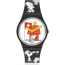 Swatch Watch Peanuts Grande Bracchetto Snoopy SO28Z107