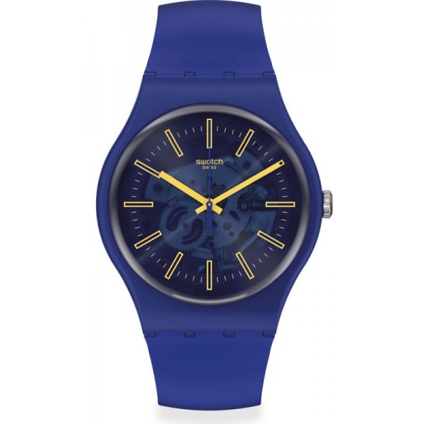Comprare Orologio Swatch Unisex New Gent Sunbrush Sky SO29N101