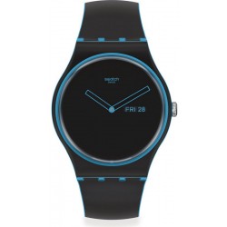 Swatch Unisex Watch New Gent Minimal Line Blue SO29S701