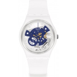 Swatch Unisex Watch Gent Time To Blue Small SO31W103