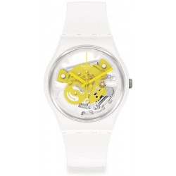 Swatch Unisex Watch Gent Time To Yellow Small SO31W105