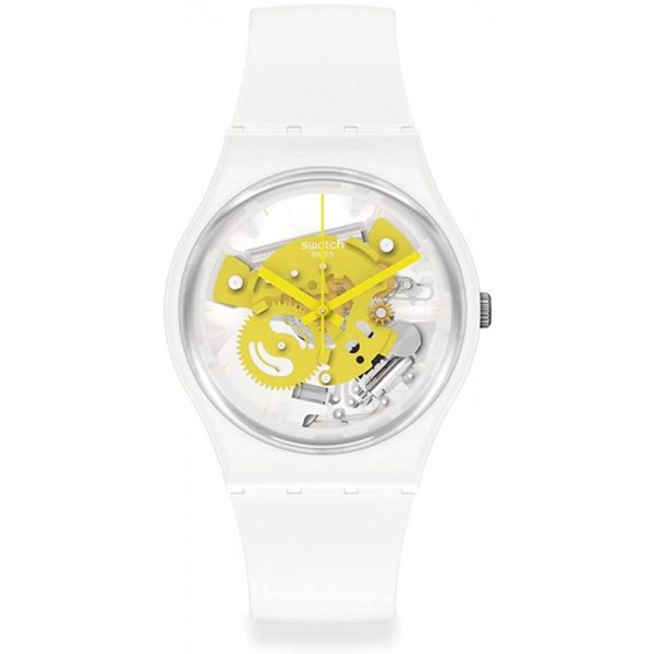 Buy Swatch Unisex Watch Gent Time To Yellow Small SO31W105