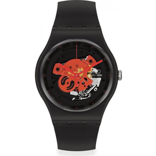 Comprar Reloj Swatch Unisex New Gent Time To Red Big SO32B110