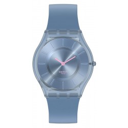 Swatch Women's Watch Skin Classic Denim Blue SS08N100