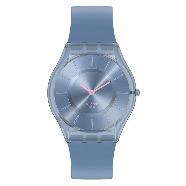 Buy Swatch Womens Watch Skin Classic Denim Blue SS08N100