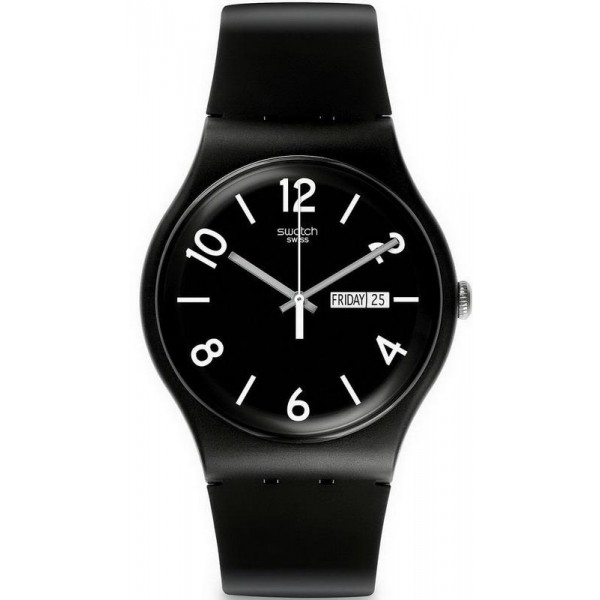 Comprare Orologio Swatch Unisex New Gent Backup Black SUOB715