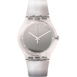 Swatch Women's Watch New Gent Shiny Moon SUOK121