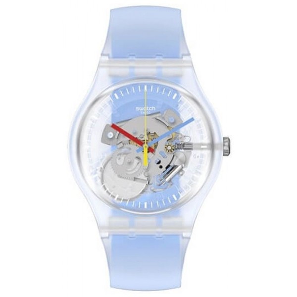Comprar Reloj Swatch Unisex New Gent Clearly Blue Striped SUOK156