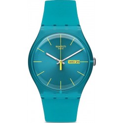Reloj Swatch Unisex New Gent Turquoise Rebel SUOL700