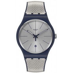 Reloj Swatch Unisex New Gent Grey Cord SUON402