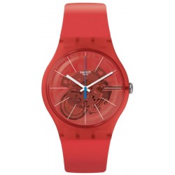 Orologio Swatch Unisex New Gent Bloody Orange SUOO105