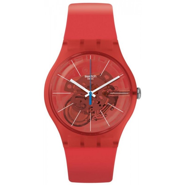 Comprare Orologio Swatch Unisex New Gent Bloody Orange SUOO105