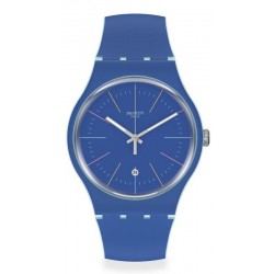 Swatch Unisex Watch New Gent Blue Layered SUOS403