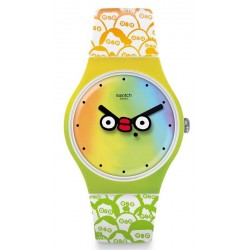Orologio Swatch Club Unisex New Gent What's Yo Face? SUOZ303