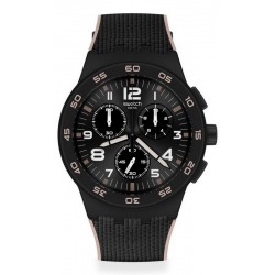 Swatch Herrenuhr Chrono Plastic Black Cord SUSB106 kaufen