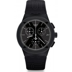 Swatch Herrenuhr Chrono Plastic X-District Black SUSB413