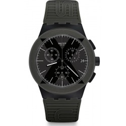 Swatch Herrenuhr Chrono Plastic X-District Green SUSB414