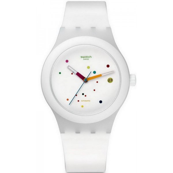 Comprare Orologio Swatch Unisex Sistem51 Sistem White Automatico SUTW400