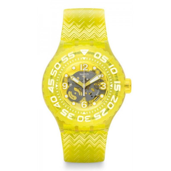 Buy Swatch Unisex Watch Scuba Libre Lemon Profond SUUJ101