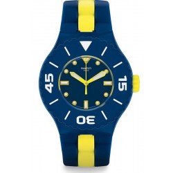 Swatch Men's Watch Scuba Libre Long Waves SUUN102