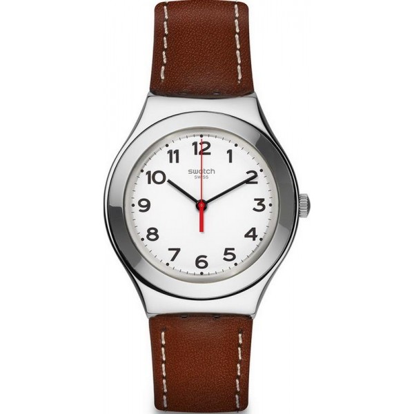 Buy Swatch Unisex Watch Irony Big Strictly Silver YGS131