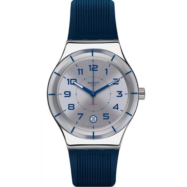 Buy Swatch Unisex Watch Irony Sistem51 Sistem Navy Automatic YIS409