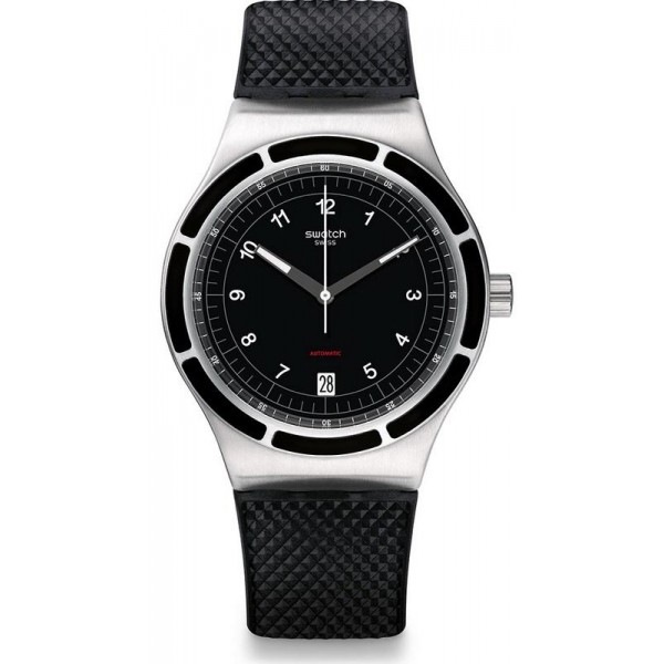 Buy Swatch Men's Watch Irony Sistem51 Sistem Dark Automatic YIS413