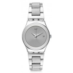 Swatch Women's Watch Irony Medium Classy Silver YLS466G