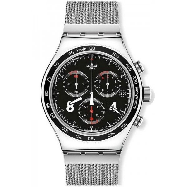 Kaufen Sie Swatch Herrenuhr Irony Chrono Blackie YVS401G