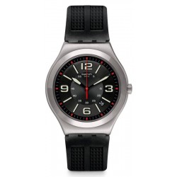 Swatch Men's Watch Irony Big Classic Black Grid YWS444