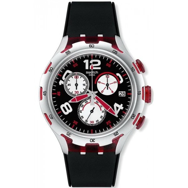 Kaufen Sie Swatch Herrenuhr Irony Xlite Red Wheel Chronograph YYS4004