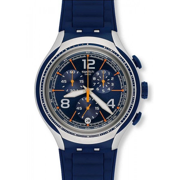 Comprar Reloj Swatch Hombre Irony Xlite Blue Face YYS4015 Cronógrafo